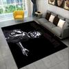 3D I-Iron-M-Maidens Metal Music Rug Carpet for Living Room Bedroom Decor,kids Play Non-slip Decoration for Sofa Doormat Gift