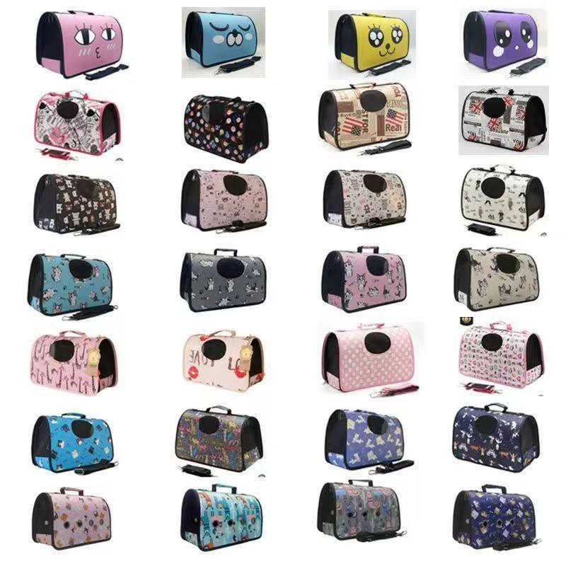Multi-Color Portable Cat Backpack - Breathable, Foldable, Large Space, Single Shoulder Design for Travel