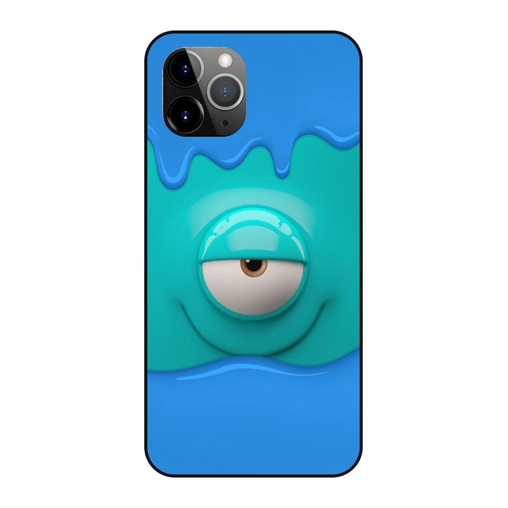 3D смешное лицо iPhone 12 13 Pro Mini Max Tous Les черный бампер 3D футляр для мобильного телефона 13 Pro Max Capa
