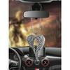 1pc Wing Design Zinc Alloy Car Hanging Ornament