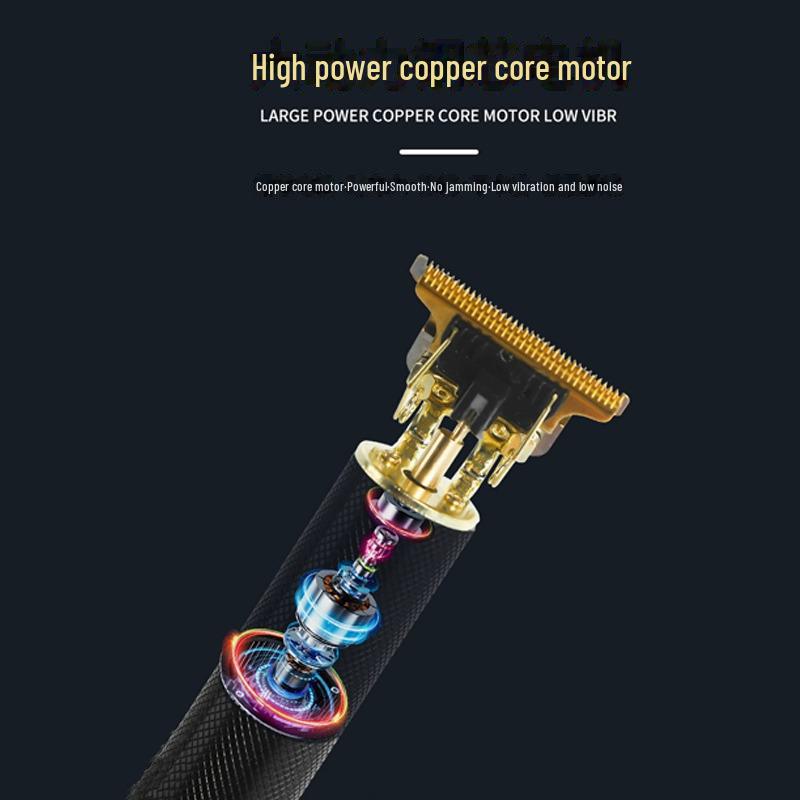 Электрическая машинка для стрижки волос и бритвенный инструмент для домашнего использования с функцией Oil Head Carving