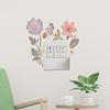 Flower Switch Sticker Removable Self-adhesive Waterproof PVC Living Room Bathroom Light Switch Wall Socket Outlet Decoration Decal