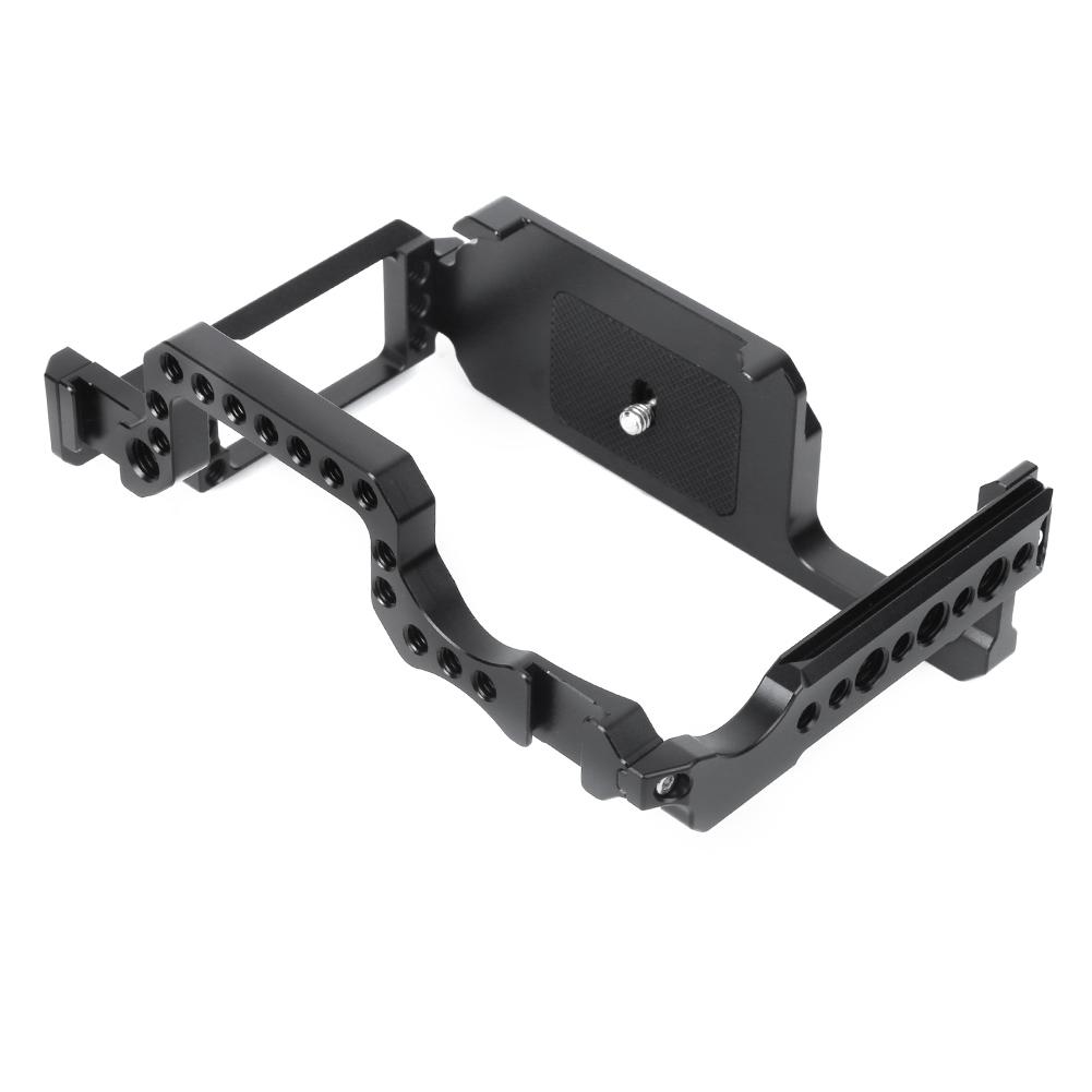 SLR Camera Aluminium Alloy Cage Video Shooting Accessory for Canon 5D4 Camera Black