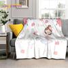 Мечтательная балерина, фея, лебедь, единорог, мультяшное одеяло, мягкий плед для дома, спальни, кровати, дивана, пикника, путешествий, для детей