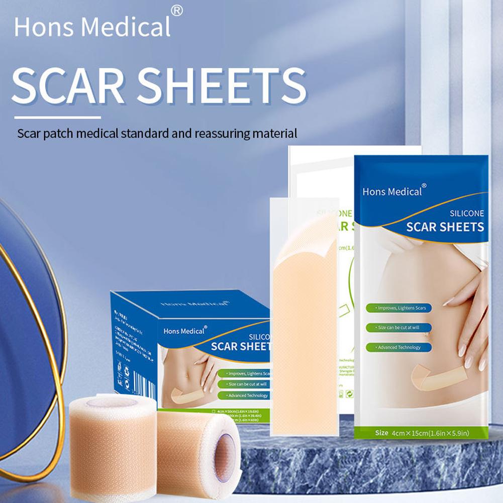 Силиконовая лента для рубцов от хирургических рубцов, медицинская эффективная силиконовая безболезненная лента для рубцов Z1Q2