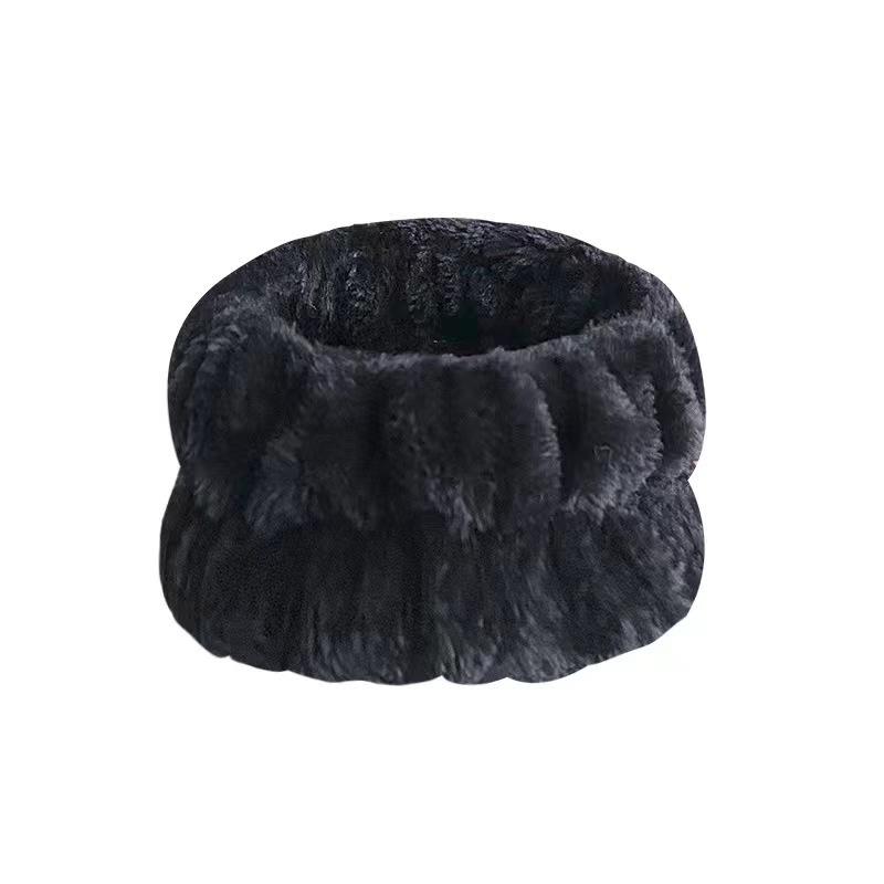 Фланелевый ремешок для мытья лица, повязка на голову, впитывающий ремешок на запястье, женский ремешок на запястье, сжимаемая вакуумная упаковка