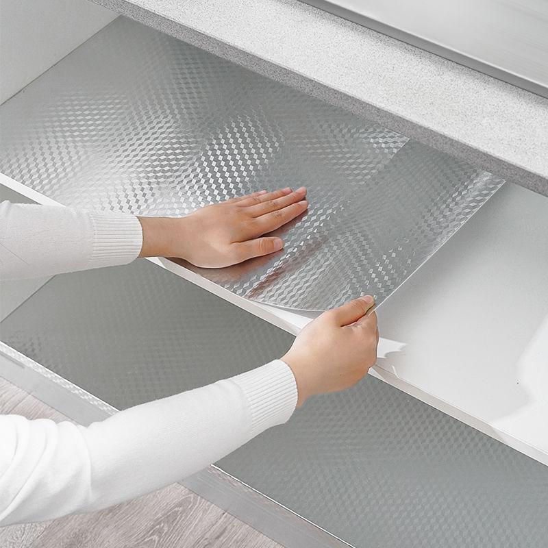 Кухонные маслостойкие самоклеящиеся наклейки для плиты, противообрастающие, высокотемпературные алюминиевые фольги, обои, пленка для шкафа, контактная бумага