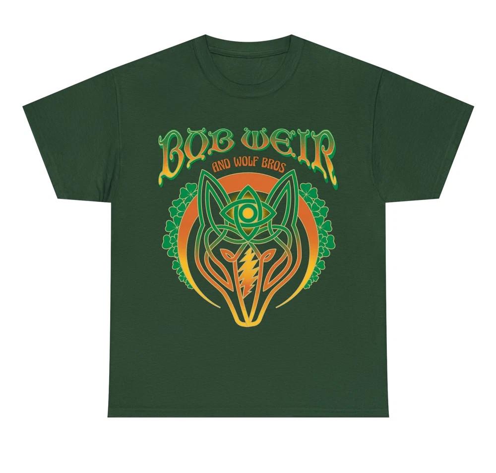 Хлопковая футболка унисекс Bob Weir And Wolf Bros, сделано в США, размеры S-5XL