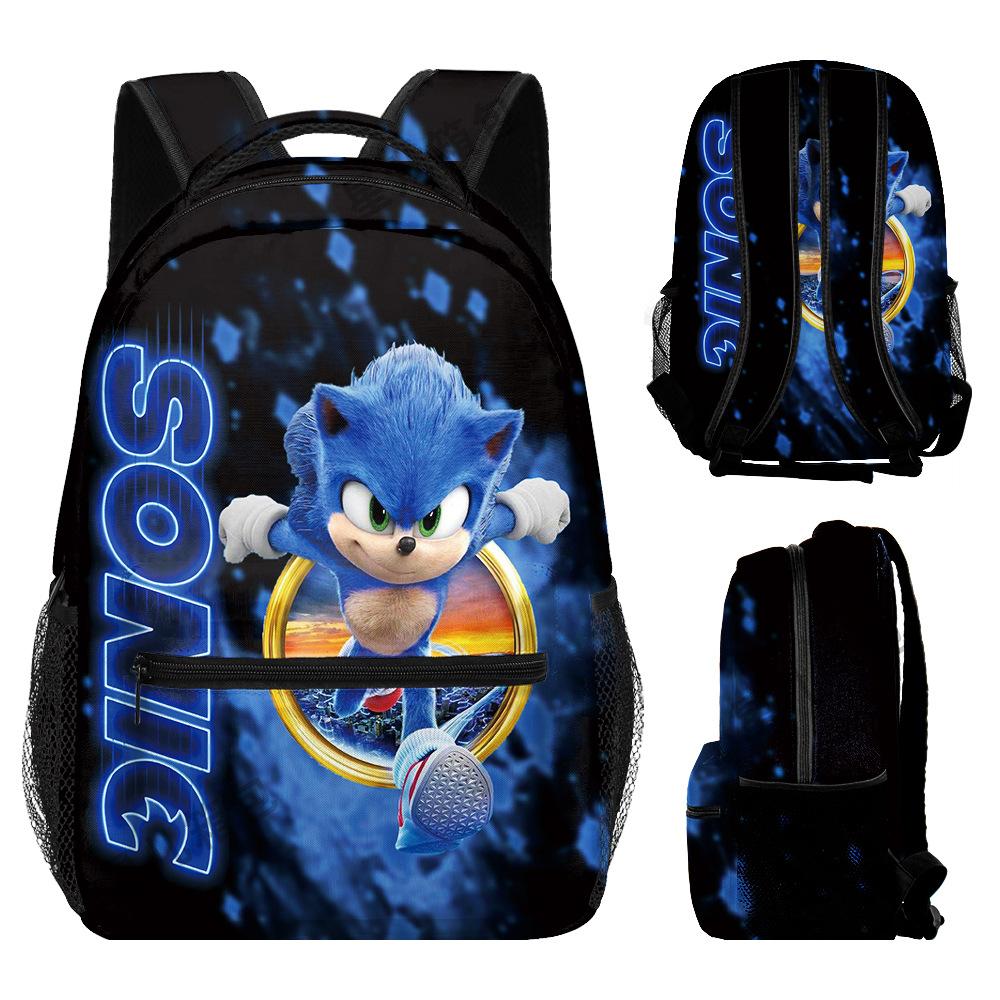 Source Backpack Sonic Primary And Secondary School School Bag Children'S Backpack Backpack Cartoon Bag