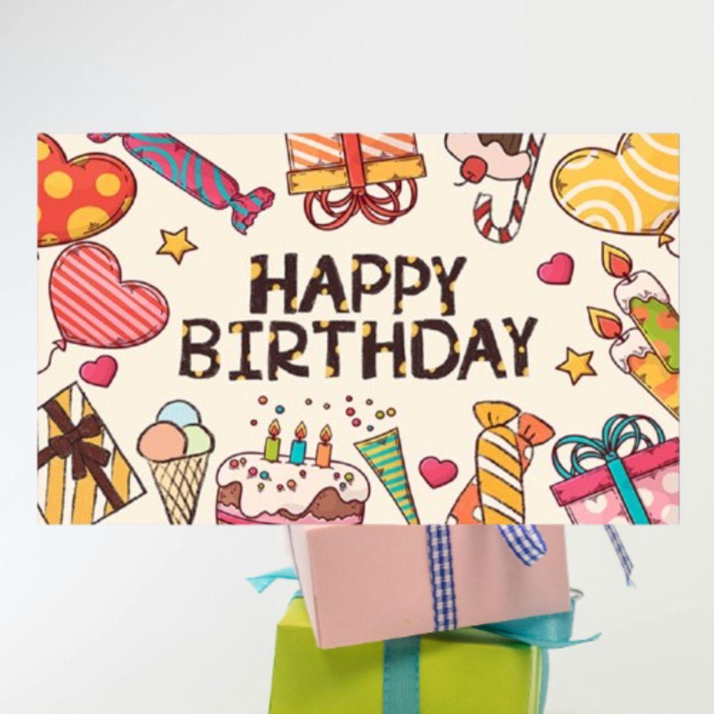 Милый фон для вечеринки по случаю дня рождения Праздничный баннер для вечеринки Празднование дня рождения
