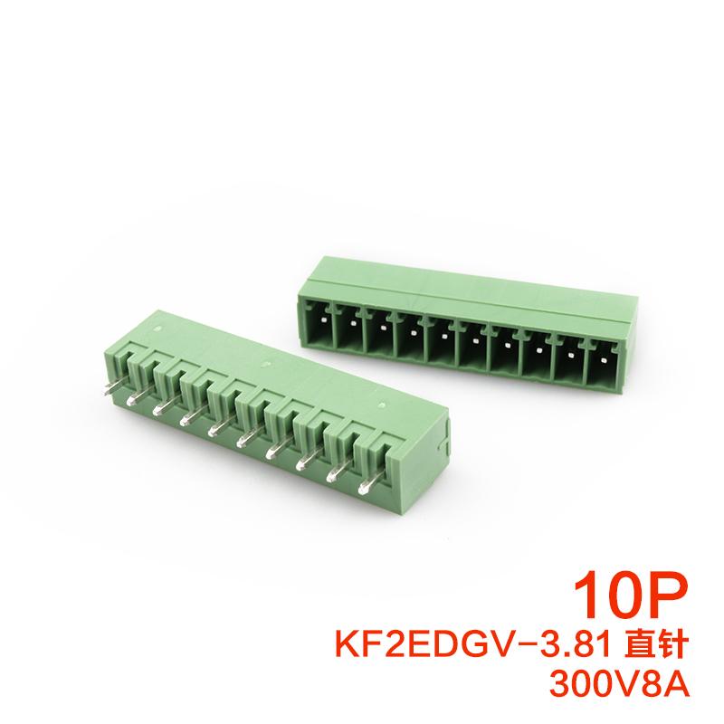 Straight Pin Socket KF2EDGV Spacing 3.81MM 2P 3P 4P 5P 6P 7P 8P 9P 10P 11P 12P Applicable to KF2EDGK Plug
