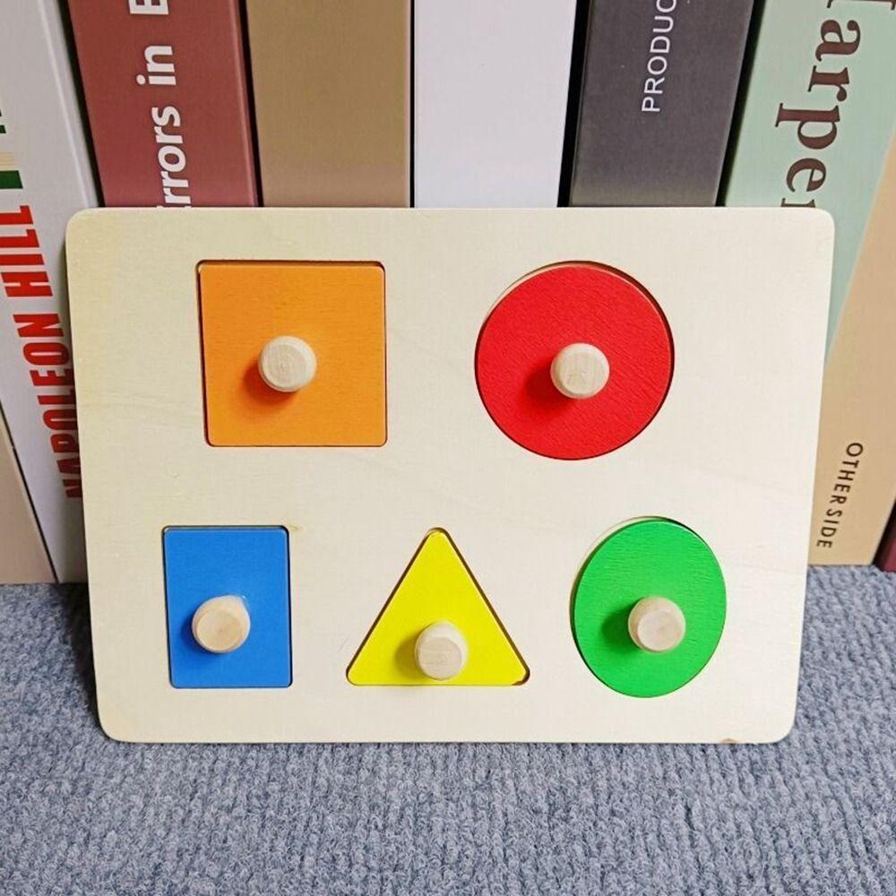 Ability Geometric Shape Board Hand Grabbing Board 3D Puzzle Activity Board 3D Geometric Board