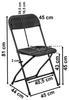 Folding Conference Office Chair for Waiting Rooms, Offices, Terraces