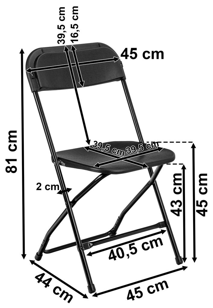Folding Conference Office Chair for Waiting Rooms, Offices, Terraces
