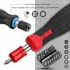 Self-locking Screwdriver Bit Handle Screwdriver Holder for 1/4'' 6.35mm Hex Tip