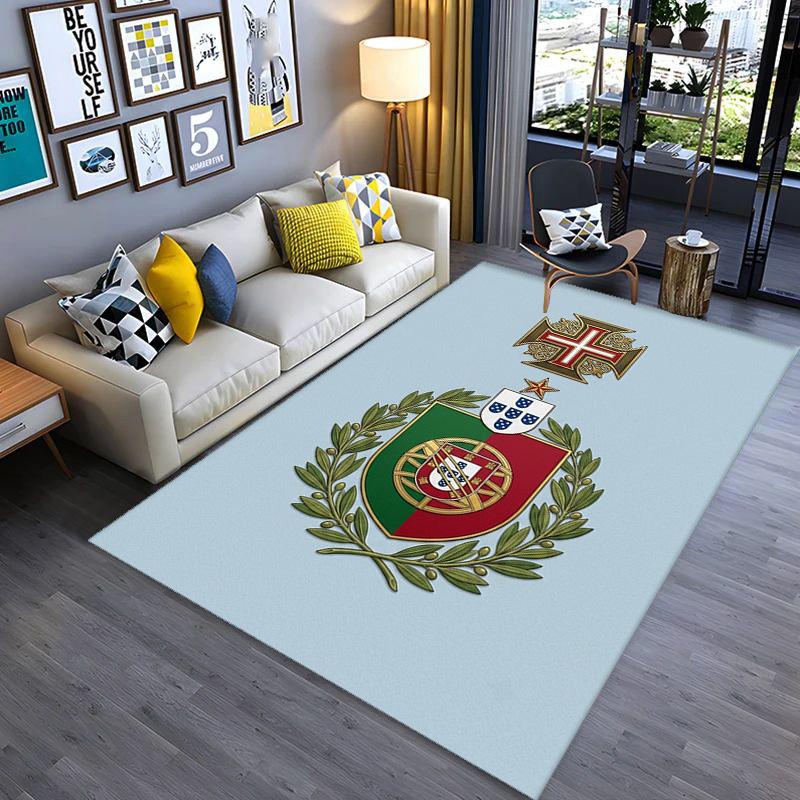 Portuguese Military Emblem carpet Living room and bedroom mats Home Decor Bathroom mat Dormitory decoration Art