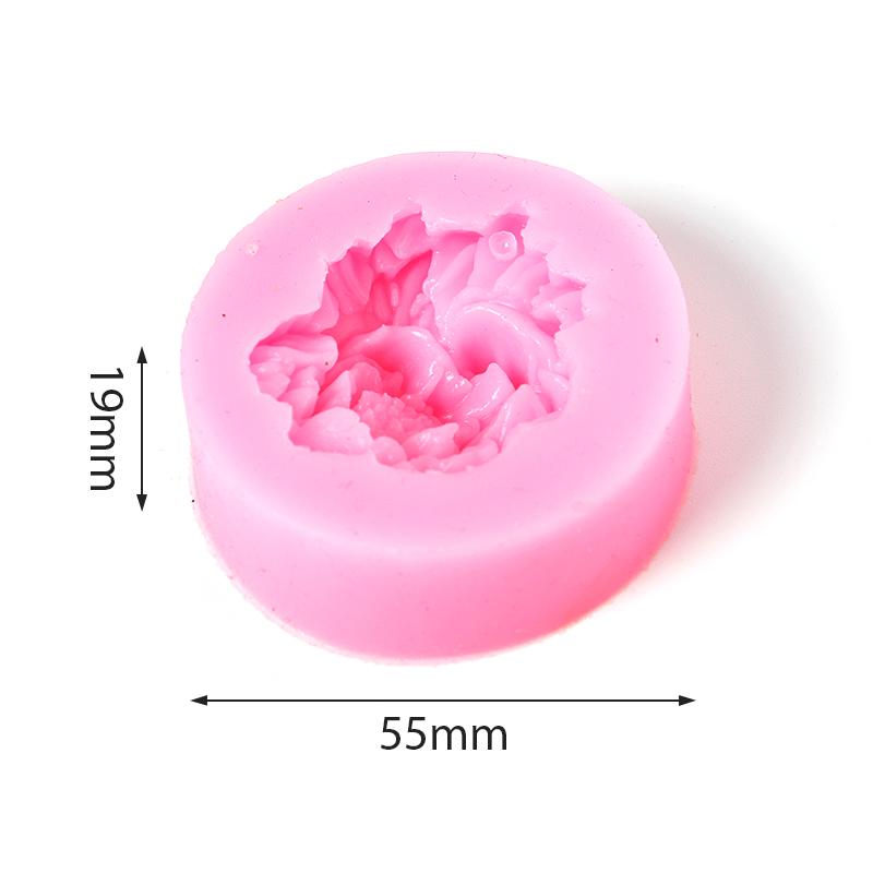 3D цветок силиконовые формы для помадки торта мыло шоколадная форма кухня выпечки