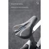 Thick Silicone Bicycle Saddle Cover Super Soft Shock Absorption Waterproof Seat Pad for Mountain Road Bike