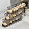 1/2/3Pcs Fridge Egg Holder Large Capacity Multi-layer Transparent Design Stackable