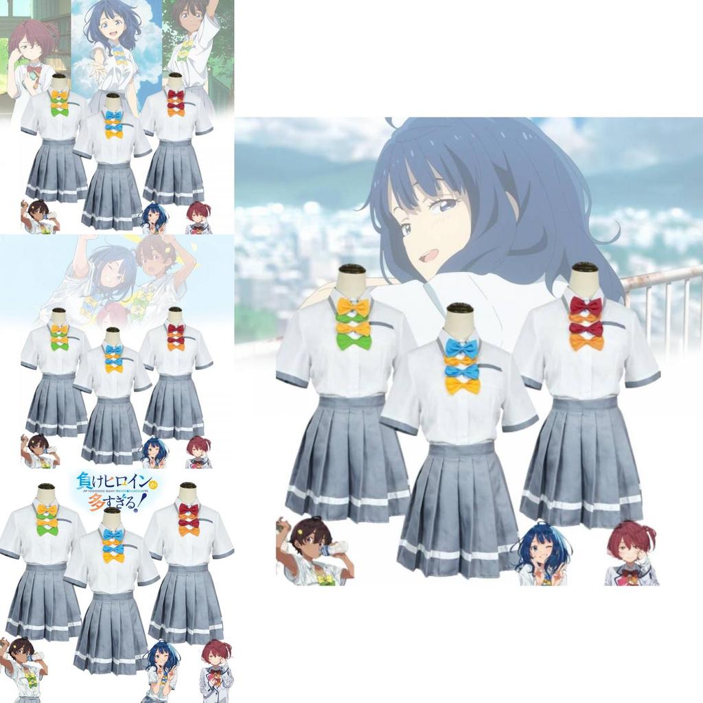 Яркий полиэстеровый костюм для косплея в стиле аниме и Харадзюку для ролевых игр