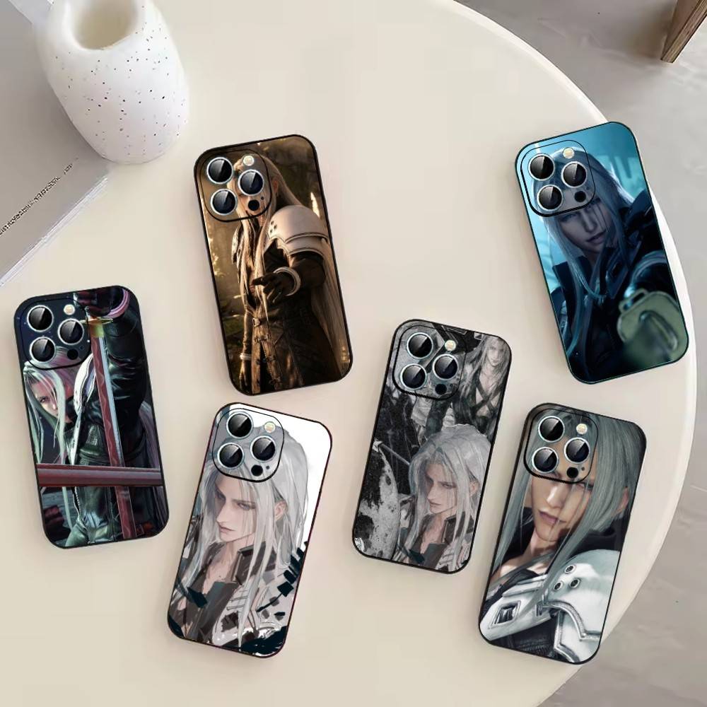 Финальная Ф-Фантазия С-Сефирот Крутой Чехол Для Телефона Для iPhone 17,16,15,14,13,12,11 Plus,Pro Max,XS,Мягкий Силиконовый Черный Чехол