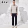 Antonio Men's Minimalist Business Casual Zip-Up Jacket
