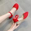 Spring Summer Shoes Women Heeled Shoes Ladies Wedge Heels Brand Ladies Pumps Casual Woman Wedges 8cm Plus Size 42