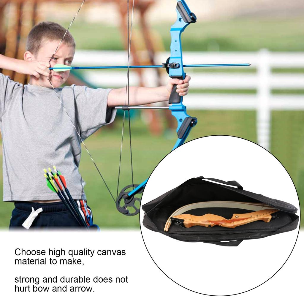 Холщовая сумка для переноски лука, чехол для лука, снаряжение для охоты и спорта на открытом воздухе, принадлежности