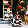 D2 Christmas 20250 Xmas Resin Crafts Led Lights Christmas Tree Snowflake Decoration Train Christmas Village Sets Musical House