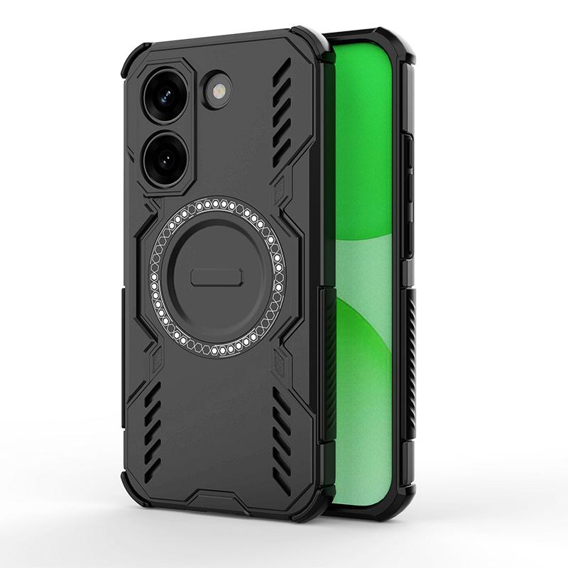 KEYSION Полый корпус с рассеиванием тепла для Xiaomi POCO X8 Pro Max TPU+PC Магнитное охлаждение Ударопрочный чехол для телефона для POCO X8 Pro