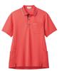 Современная рубашка поло с коротким рукавом, прохладные боковые карманы, прочная, впитывающая пот, быстросохнущая, простая в уходе, свободная, лососево-розовая [Профилирование]