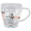 Yamaka Shoten MOOMIN Glass Little My Moomin Nordic Day Wedding Made In Heat-Resistant Mug, Design, Approx. 330ml, Merchandise, Style, Mother's Gift,