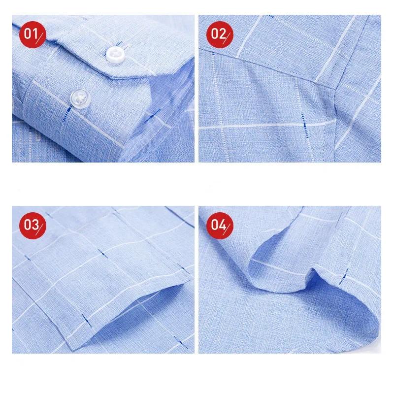 2026 Men's Printed Shirt Spring Long Sleeve Casual Daily Thin Soft Comfortable Business Slim Fit Button Down Dress Shirts