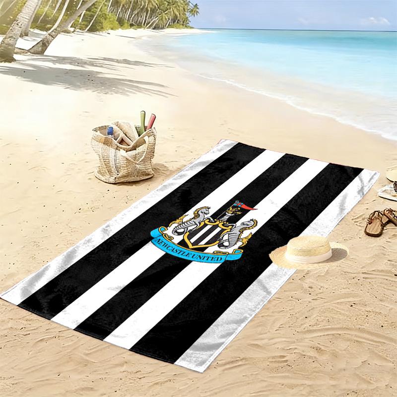 Newcastle United Print Beach Towel, Large Soft Quick Dry Towel for Beach Camping Swimming