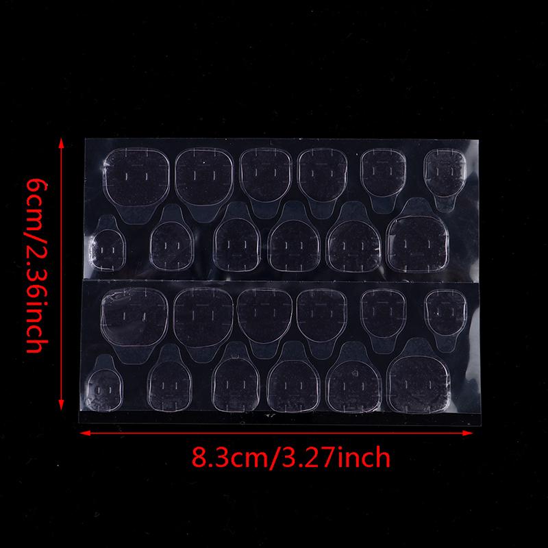 Розовый 240 шт./10 листов двухсторонняя накладная клейкая лента для дизайна ногтей, наклейка «сделай сам»