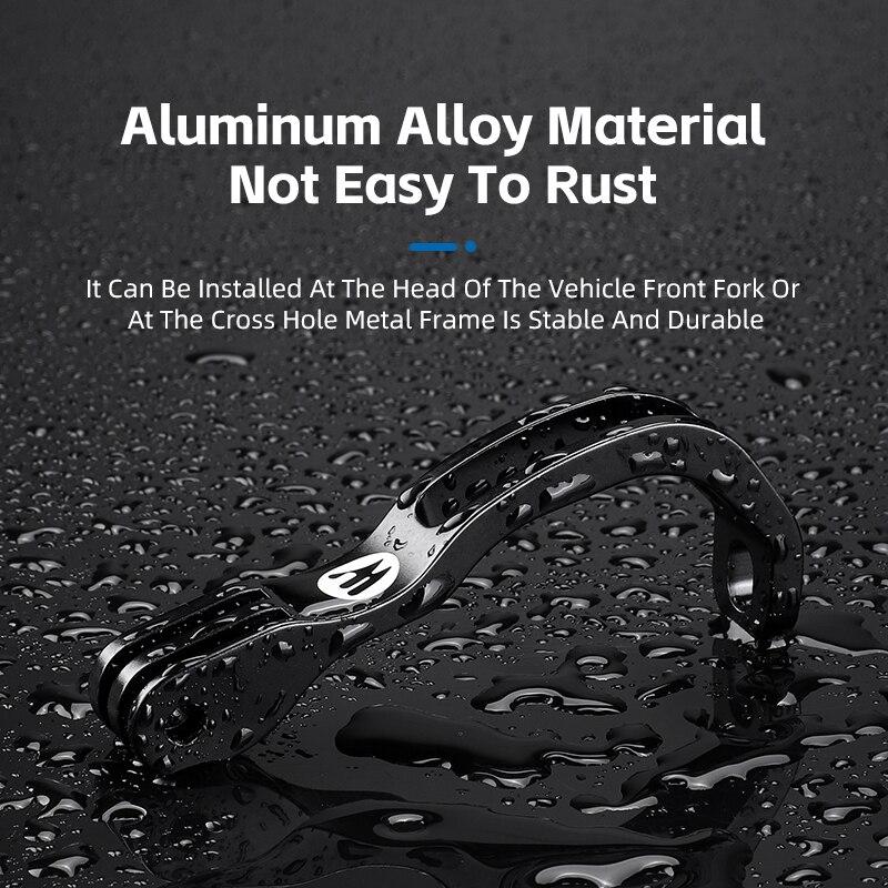 WEST BIKING Держатель фары для передней вилки Регулируемый кронштейн из алюминиевого сплава Для спортивной камеры GOPRO Крепление для лампы Подставка Аксессуары для велосипеда