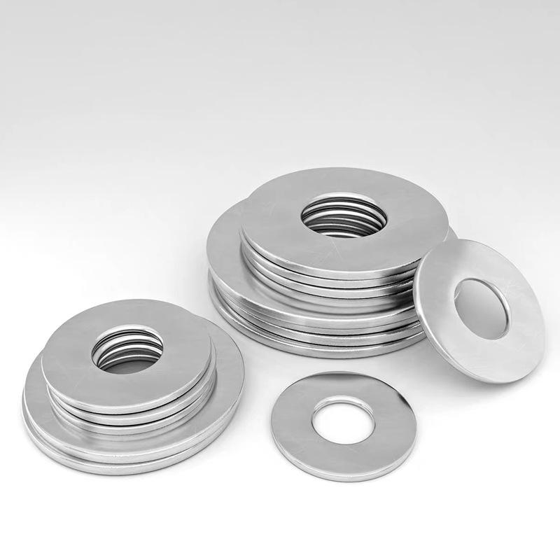 Oversized 304 Stainless Steel Flat Washer, Thick and Ultra-thin Options, M1.6-M36