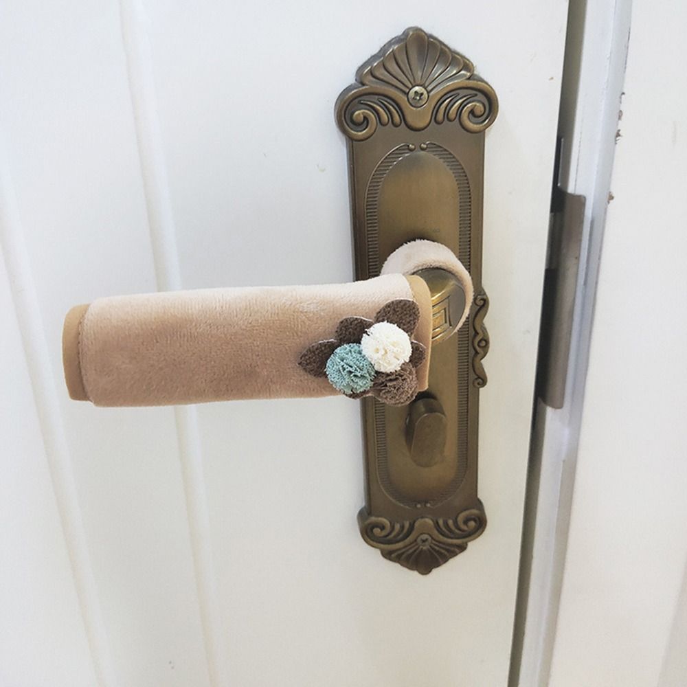 Gloves Refrigerator Door Handle Cover Soft Car Safety Belt Covers Door Knob Covers Winter