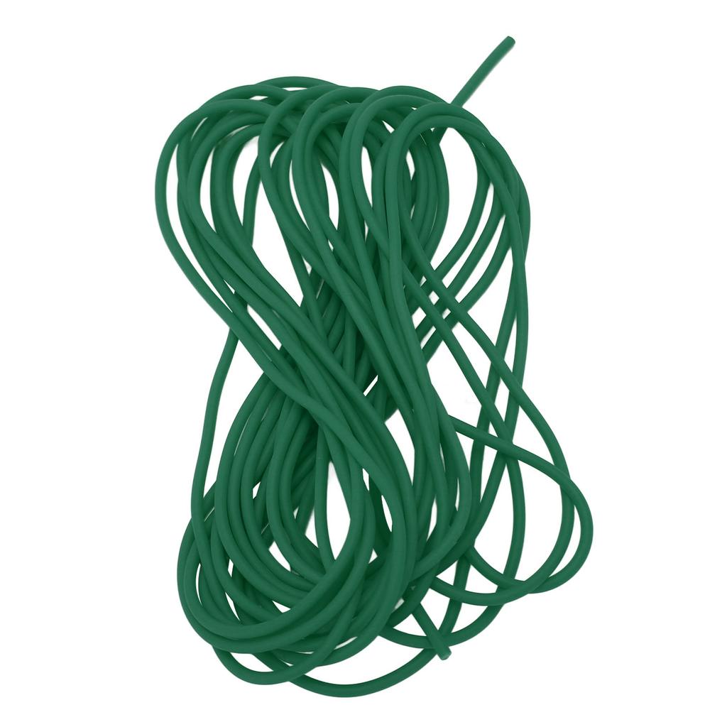 Elastic Rope Stretch Cord 2.1mm 5m Solid Latex High Strength Elastic String for Tennis Training Outdoor Sports Black