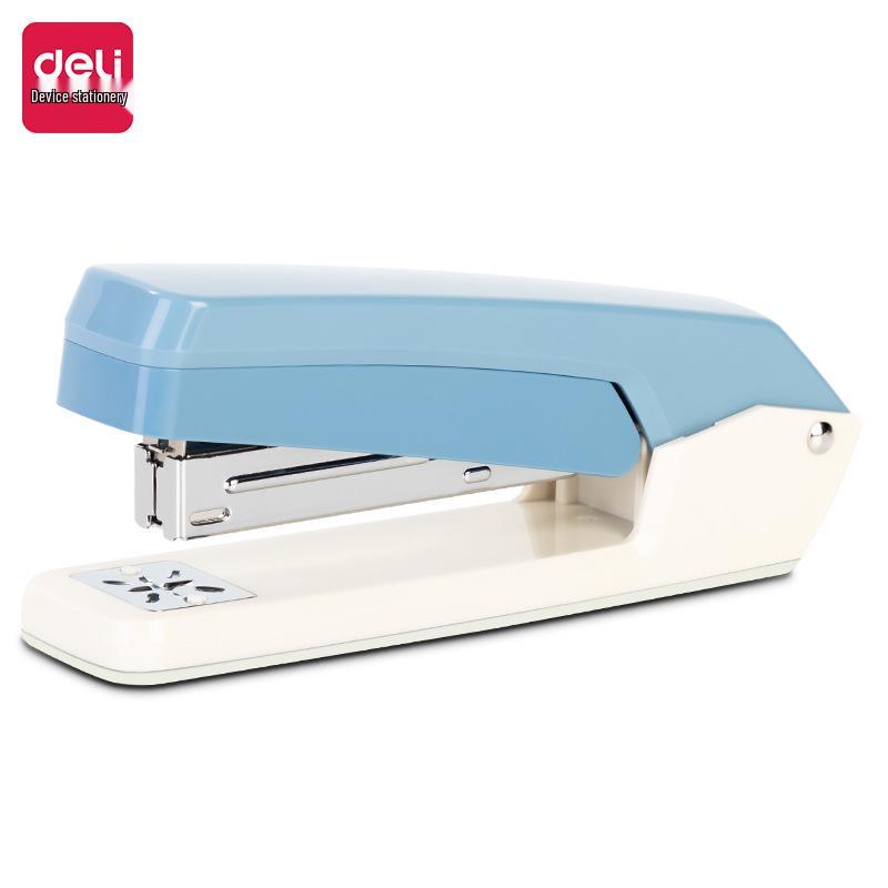 Deli Вращающийся на 360° степлер, не требующий больших усилий, для студентов и офисов