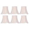 6Pcs European Style Lampshade Cloth Lamp Shade Chandelier Wall Light Cloth Cover for Lighting