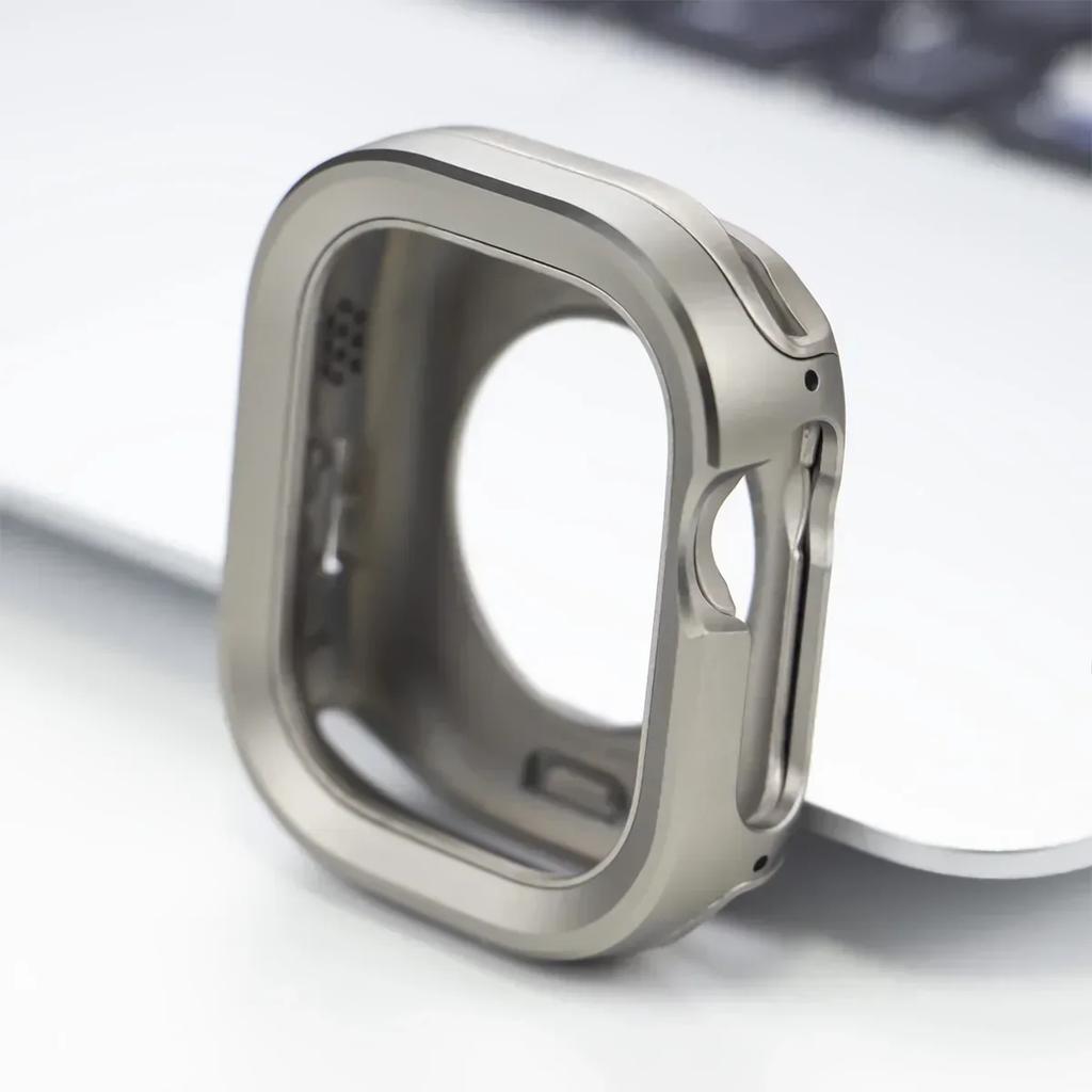 Металлический Чехол для Apple Watch Ultra Корпус 49мм 45мм 41мм 44мм 40мм Бампер Рамка Защитный Корпус для iWatch Серии SE 8 Ultra 7 6 5