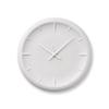 Lemnos Wall Clock Analog Porcelain White Relief WH Lemnos Diameter 274mm X Thickness 40mm RF22-06