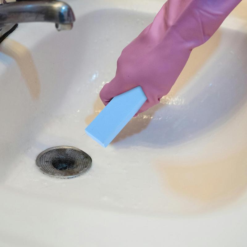 Stainless Steel Cleaning Eraser Kitchen Bathroom Rust Limescale Removal Scrubber