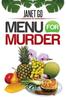 Книга Menu For Murder