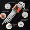 9Pcs L-Type Dual End Torx Star Allen Hexagon Wrench Set - Multi-function Hand Repair Tools for DIY Home Maintenance