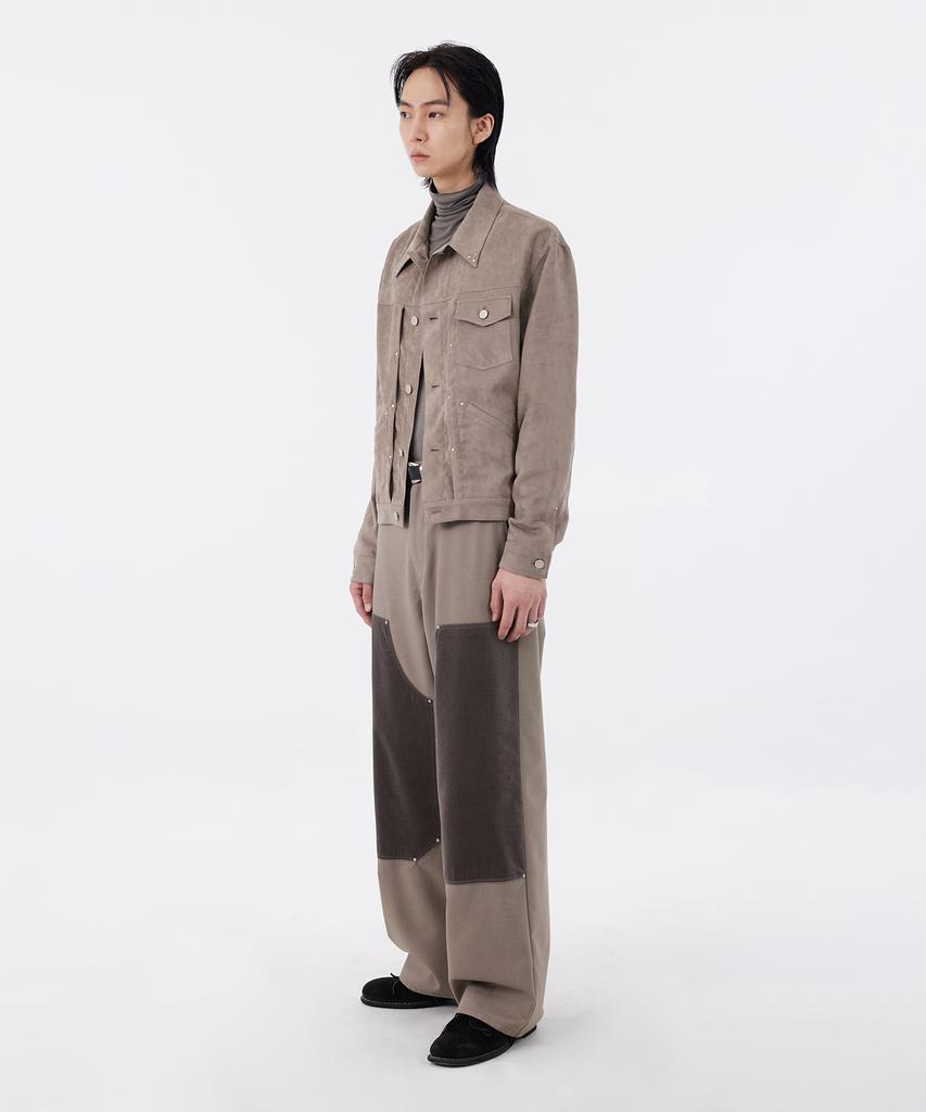 YOUTH Carpenter Pants - Beige Gray