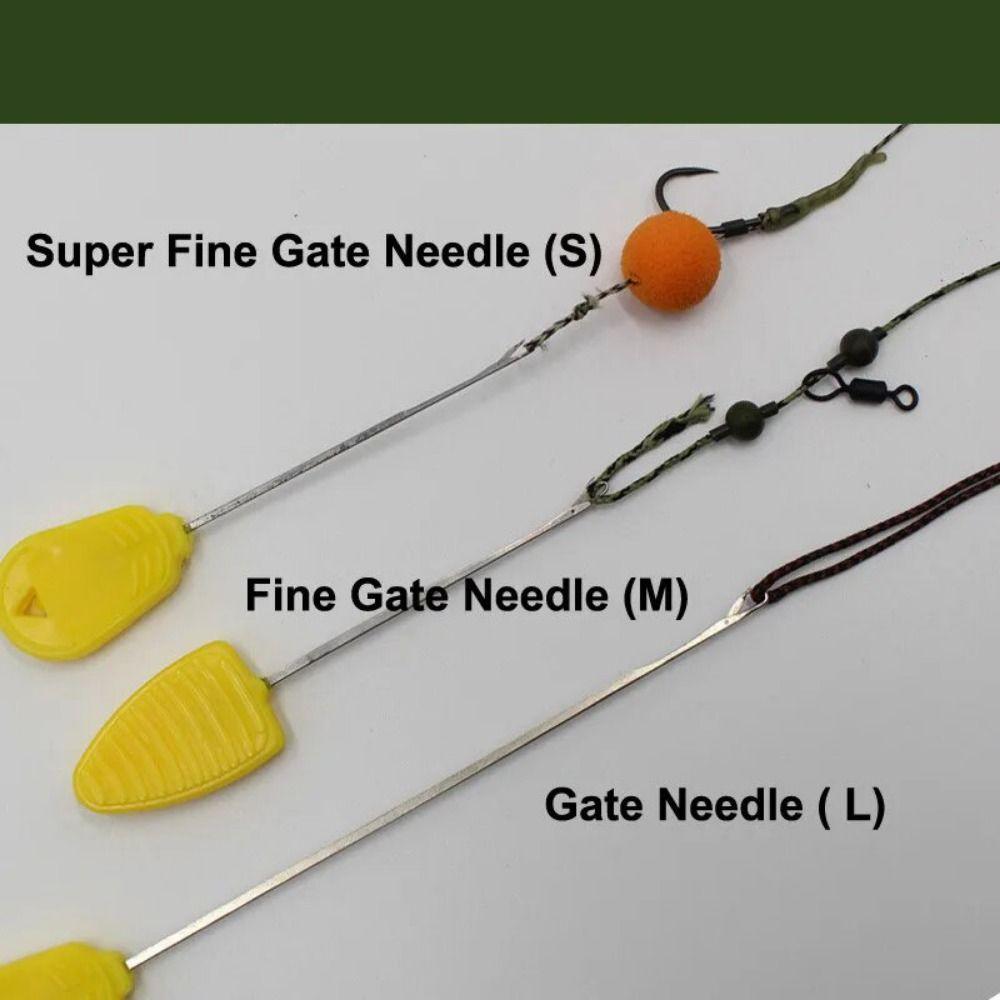 3 шт. Набор игл для наживки и сверления крючков для ловли карпа