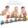 Educational Magnetic Number Train Toy for Kids Assembly Building Blocks Boys Girls 1-6 Years Old Montessori Learning Playset