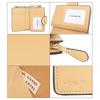 [coach] COACH Wallet (bi-fold wallet) FCR791 CR791 Tan Refined calf leather medium corner zip wallet ladies [Outlet product] [brand] [product]